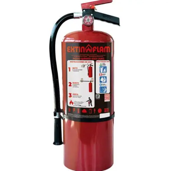 EXTINTOR DE POLVO QUÍMICO SECO (PQS) - 9KG